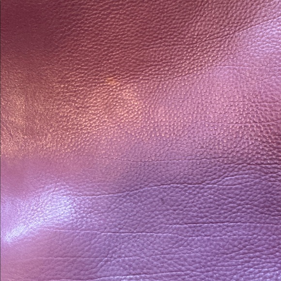 MICHAEL KORS DEEP PURPLE LEATHER SKORPIOS HANDBAG - Picture 11 of 12